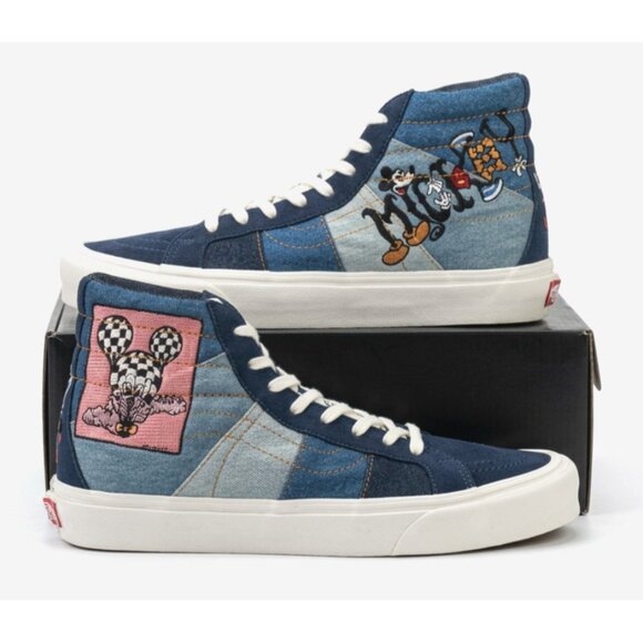 New! Size: 9 Men/10.5 Women | Disney x Taka Hayashi x Vans Sk8-Hi Mickey's 90th - Picture 2 of 16